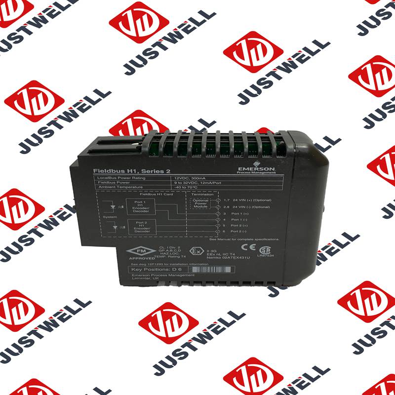 Emerson K3242X1-BA1 Fieldbus H1 Communication Module