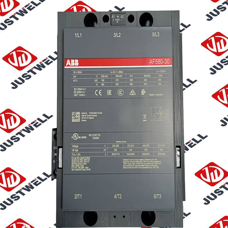 ABB AF580-30-11 1SFL617001R6811 3-Pole AC Contactor