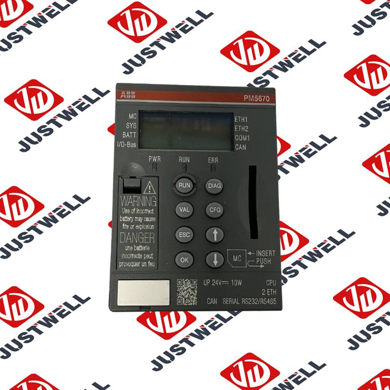 ABB PM5670-2ETH 1SAP151000R0278 Central Processor Module