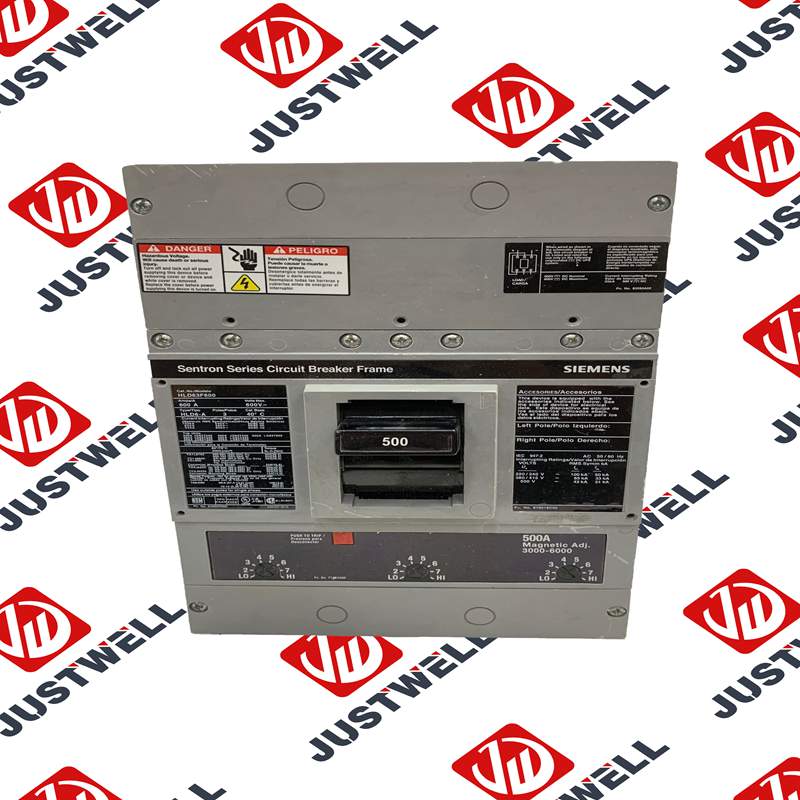 SIEMENS HLD63F600 Molded Case Circuit Breaker Frame, Siemens Sentron LD6 Series