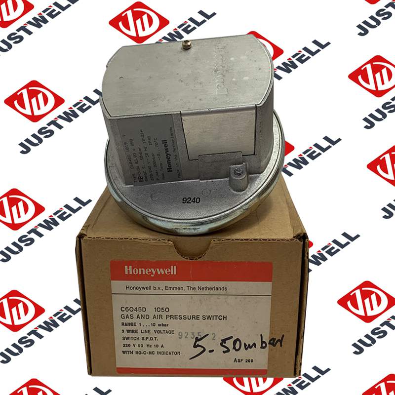 HONEYWELL C6045D1050 Gas & Air Differential Pressure Switch